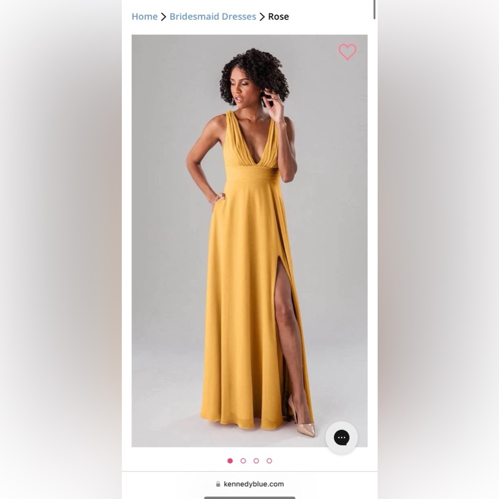 Bridesmaid Dress in Marigold - Never Worn, With Tags